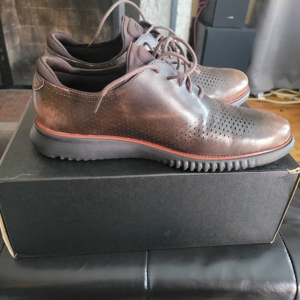 Cole Haan 2 Zerogrand LSR Wing Dark Chocolate/Black - Picture 9 of 10
